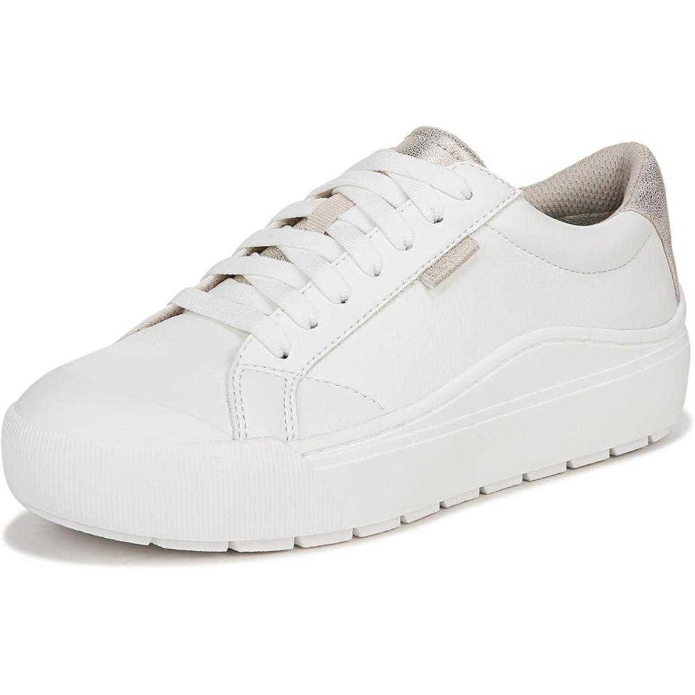 imageDr Scholls Womens Time Off SneakerWhiteGold