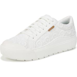 Dr. Scholl’s Women’s Time Off Sneaker(White Crochet Lace)