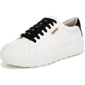 Dr. Scholl’s Women’s Time Off Sneaker(White/Black Smooth)