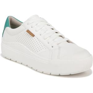 Dr. Scholl’s Women’s Time Off Sneaker(White/Green Perf)