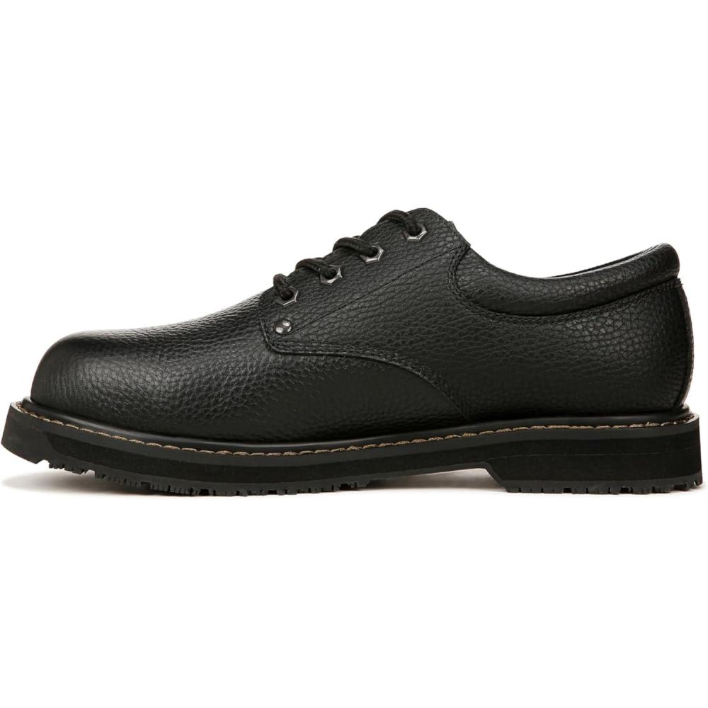 imageDr Scholls Shoes Mens Harrington Composite Toe Food Service ShoeBlack Leather