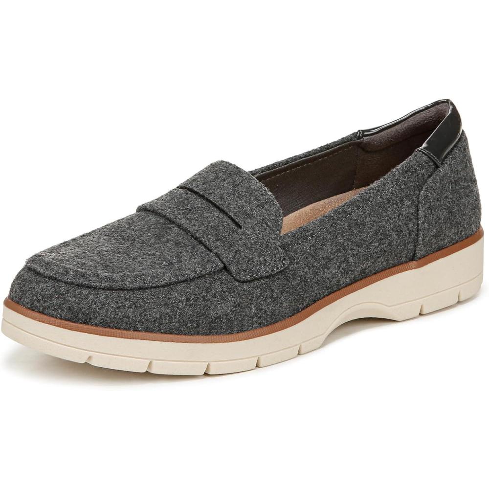 imageDr Scholls Shoes Womens Nice Day LoaferCharcoal Wool