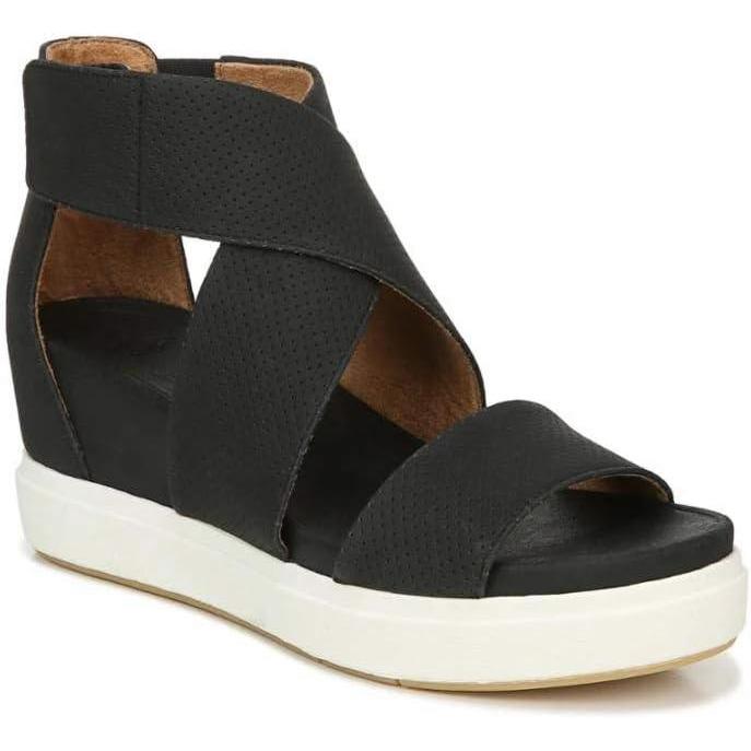 imageDr Scholls Shoes Womens Sheena Wedge SandalBlack Smooth