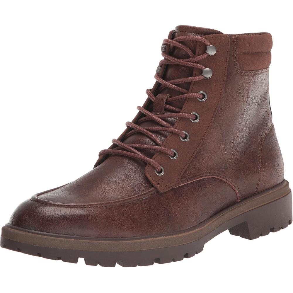 imageDr Scholls Shoes mens Grayton Mid Shaft BootsDark Brown Synthetic