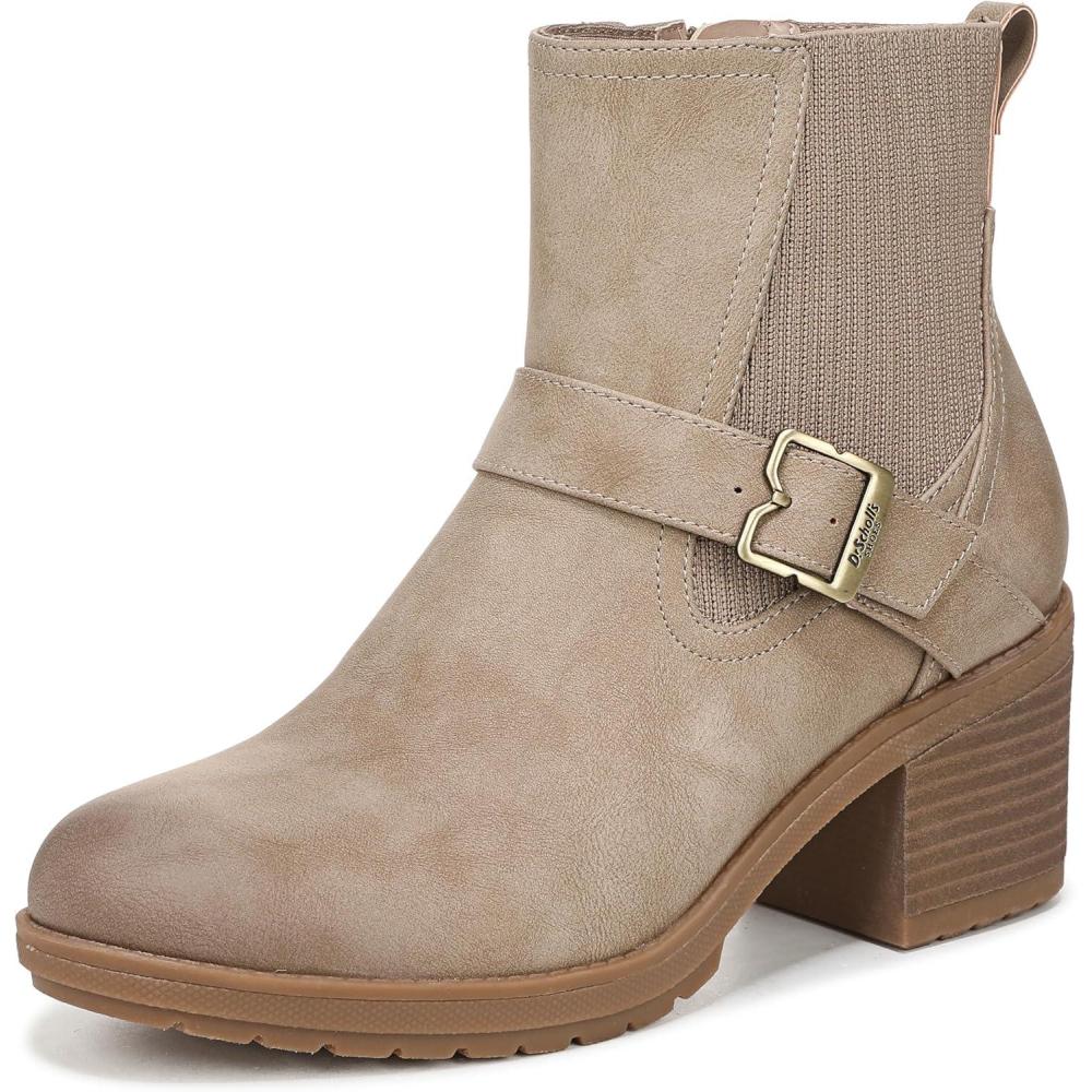 imageDr Scholls Womens Parker Fashion Boot Toasted Taupe Beige 8 M
