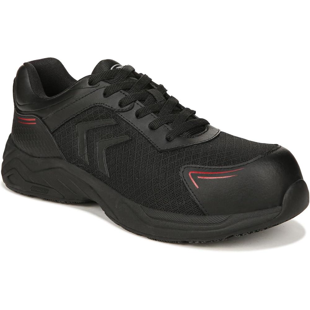 imageDr Scholls Work Mens Blazer Composite Toe SneakerBlack Leather