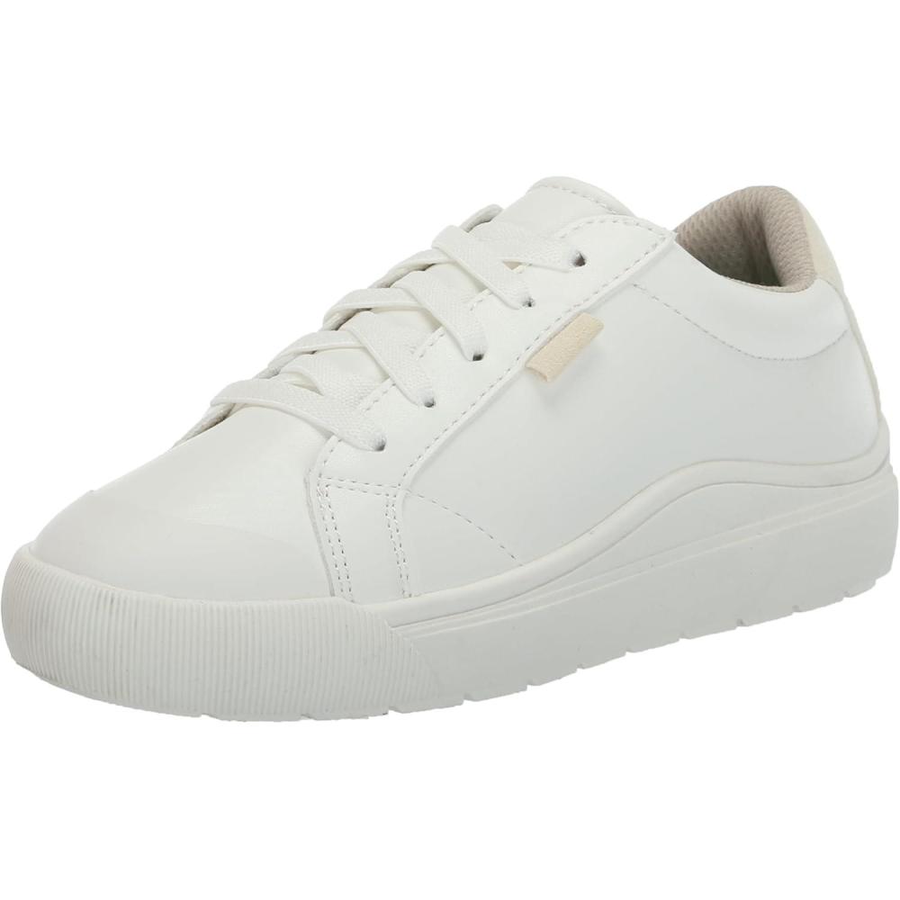 imageDr Scholls Work Mens Time Off Kids SneakerWhiteTaupe