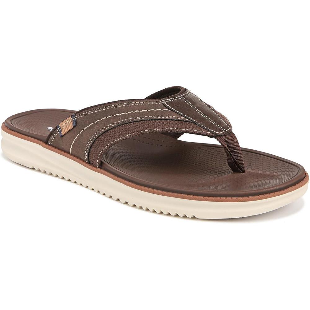 imageDr Scholls mens Sync in Thong SandalDark Brown