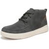 Dark Grey Textured Nubuck