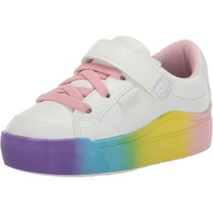 Dr. Scholl’s Baby-Boy’s Time Off Toddler Sneaker(White Multi)