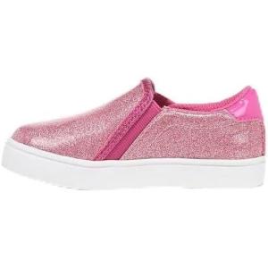 Dr. Scholl’s Kids Baby-Girl’s Madison Toddler Slip on Sneaker(Hot Pink Glitter)