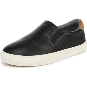 Dr. Scholl’s Shoes Boy’s Classic Sneaker(Black Faux Leather)