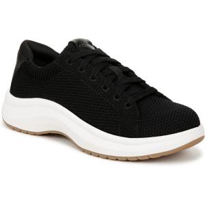Dr. Scholl’s Shoes Women’s Feel Nice Plantar Fasciitis Sneaker, Black Fabric, 8 Wide