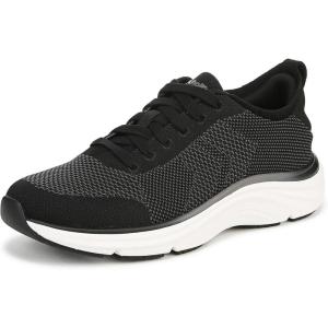 Dr. Scholl’s Shoes Women’s Feel Support Sneaker(Black Fabric)