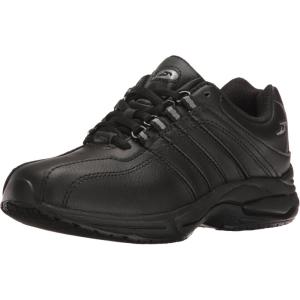 Dr. Scholl’s Shoes Women’s Kimberly II Slip Resistant Work Sneaker,Black Leather,7.5