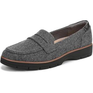 Dr. Scholl’s Shoes Women’s Nice Day Loafer(Charcoal Grey Wool)