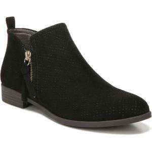 Dr. Scholl’s Shoes Women’s Rate Zip Ankle Boot(Black Fabric)