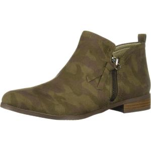 Dr. Scholl’s Shoes Women’s Rate Zip Ankle Boot(Olive)