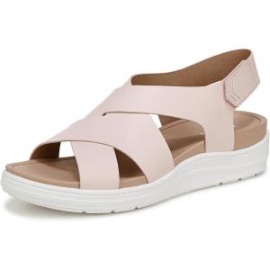 Dr. Scholl’s Shoes Women’s Time Off Sea Sandal(Blush Pink Smooth)