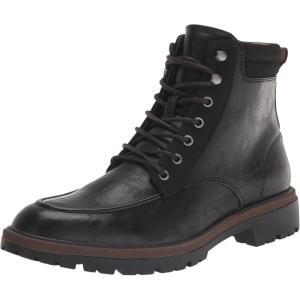 Dr. Scholl’s Shoes mens Grayton Mid Shaft Boots(Black Synthetic)