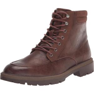 Dr. Scholl’s Shoes mens Grayton Mid Shaft Boots(Dark Brown Synthetic)