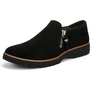 Dr. Scholl’s Women’s Nice Day Now Loafer Flat(Black Microfiber)