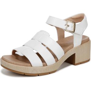 Dr. Scholl’s Women’s Oh Kay Fisherman Sandal(White Smooth)