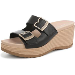 Dr. Scholl’s Work womens Cali Breeze(Black Smooth)