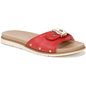Dr. Scholl’s Work womens Nice Iconic Flat Sandal(Heritage Red)