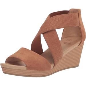 Dr. Scholl’s womens Barton Band(Brown Microfiber)