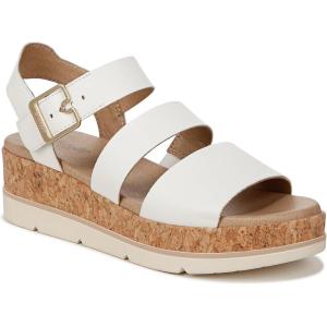 Dr. Scholl’s womens Once Twice(White/Cork)
