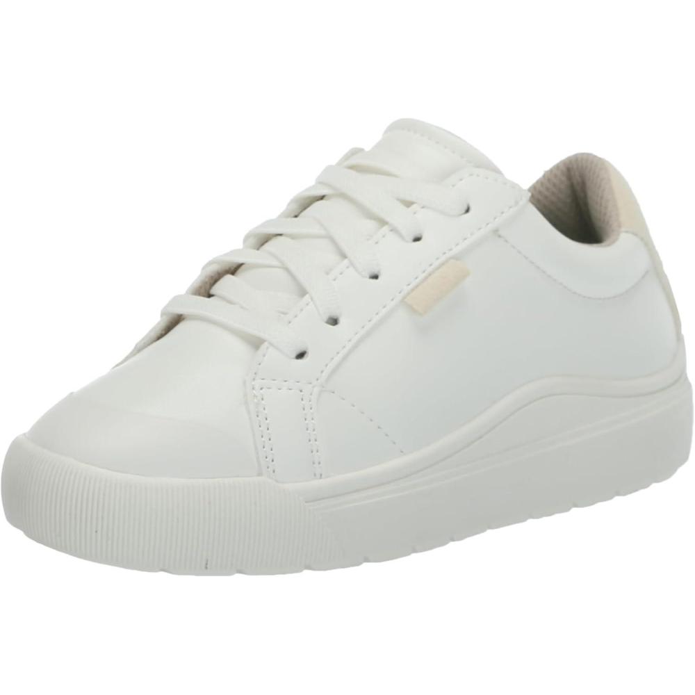 imageDr Scholls Work Girls Time Off Kids SneakerWhiteTaupe