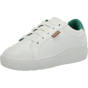 Dr. Scholl’s Work Girls Time Off Kids Sneaker(White/Green Smooth)