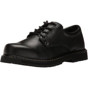 Dr. Scholl’s Work Mens Harrington Ii(Black Leather)