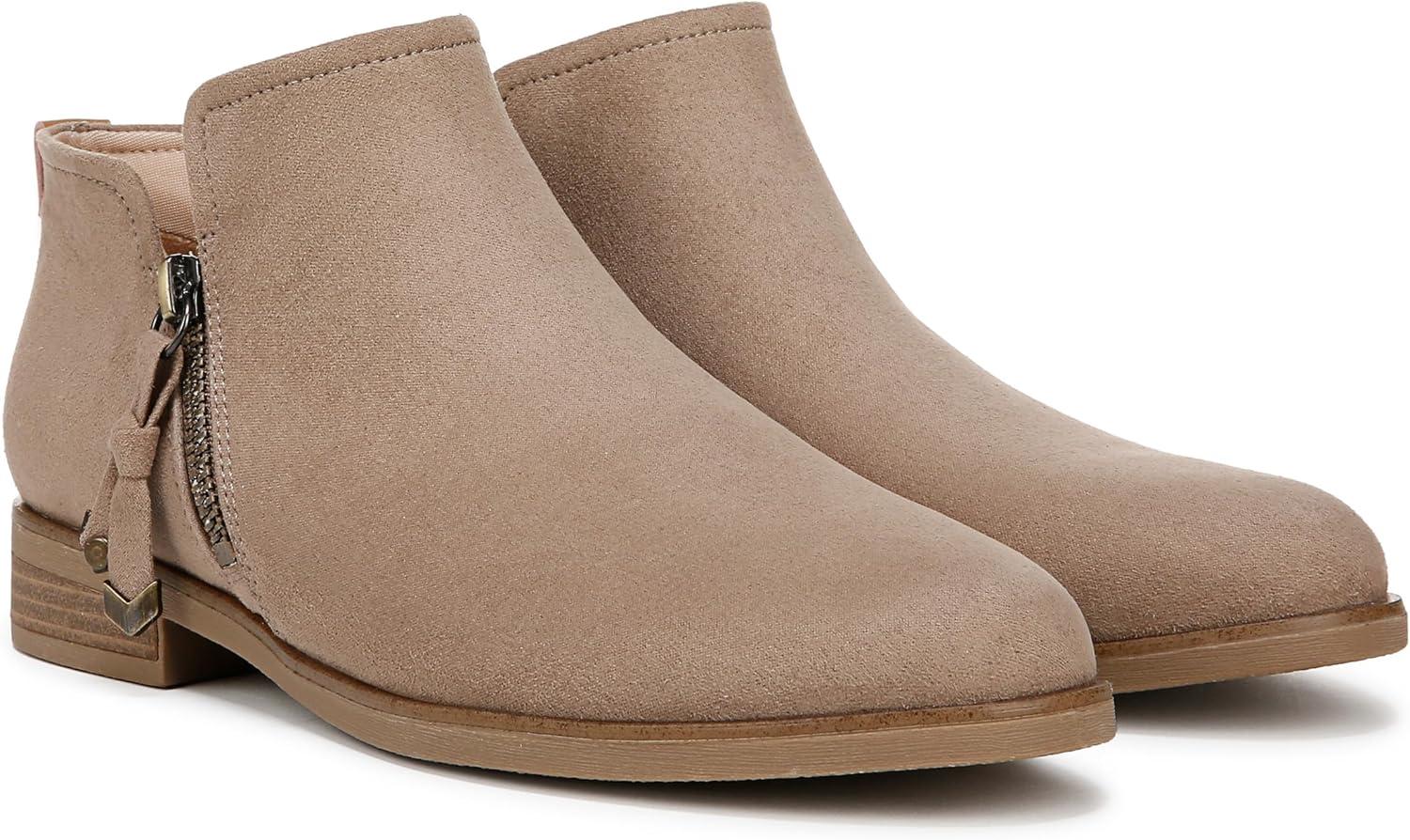 imageDr Scholls Work womens Astir Ankle BootieWoodsmoke Brown Fabric