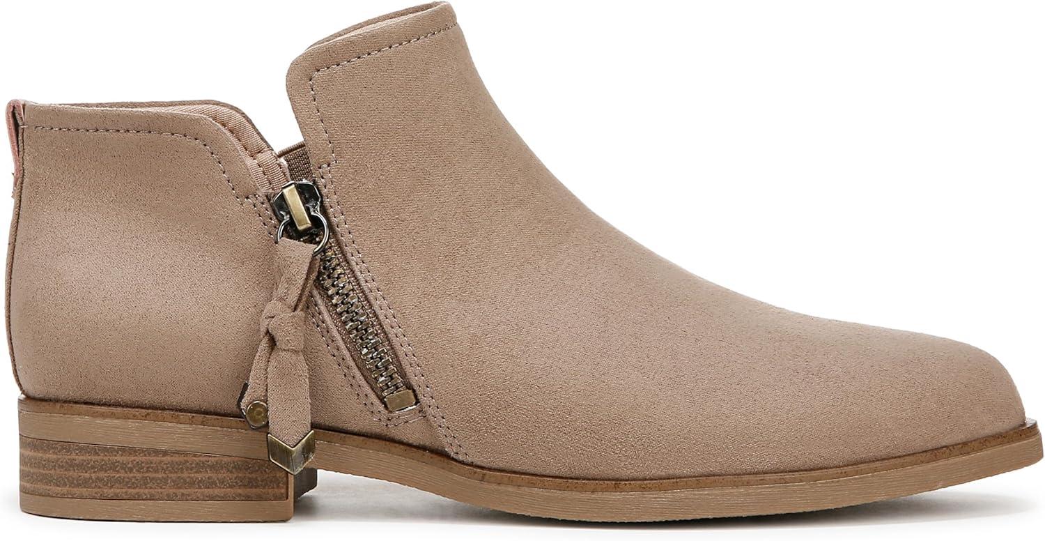 imageDr Scholls Work womens Astir Ankle BootieWoodsmoke Brown Fabric