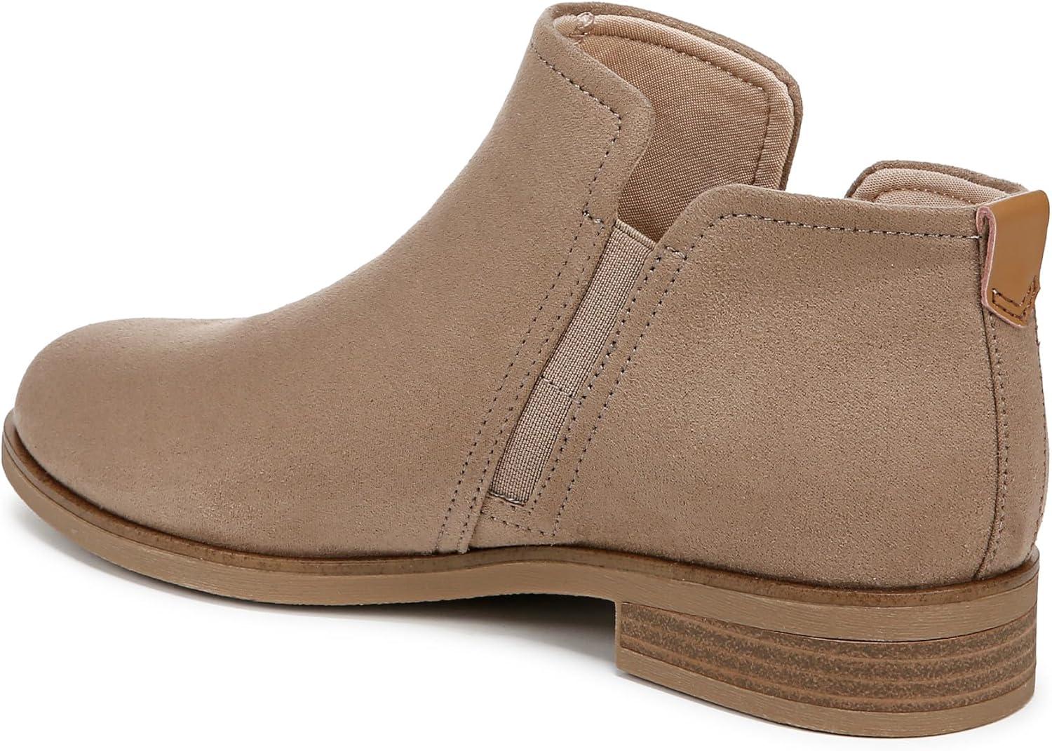 imageDr Scholls Work womens Astir Ankle BootieWoodsmoke Brown Fabric