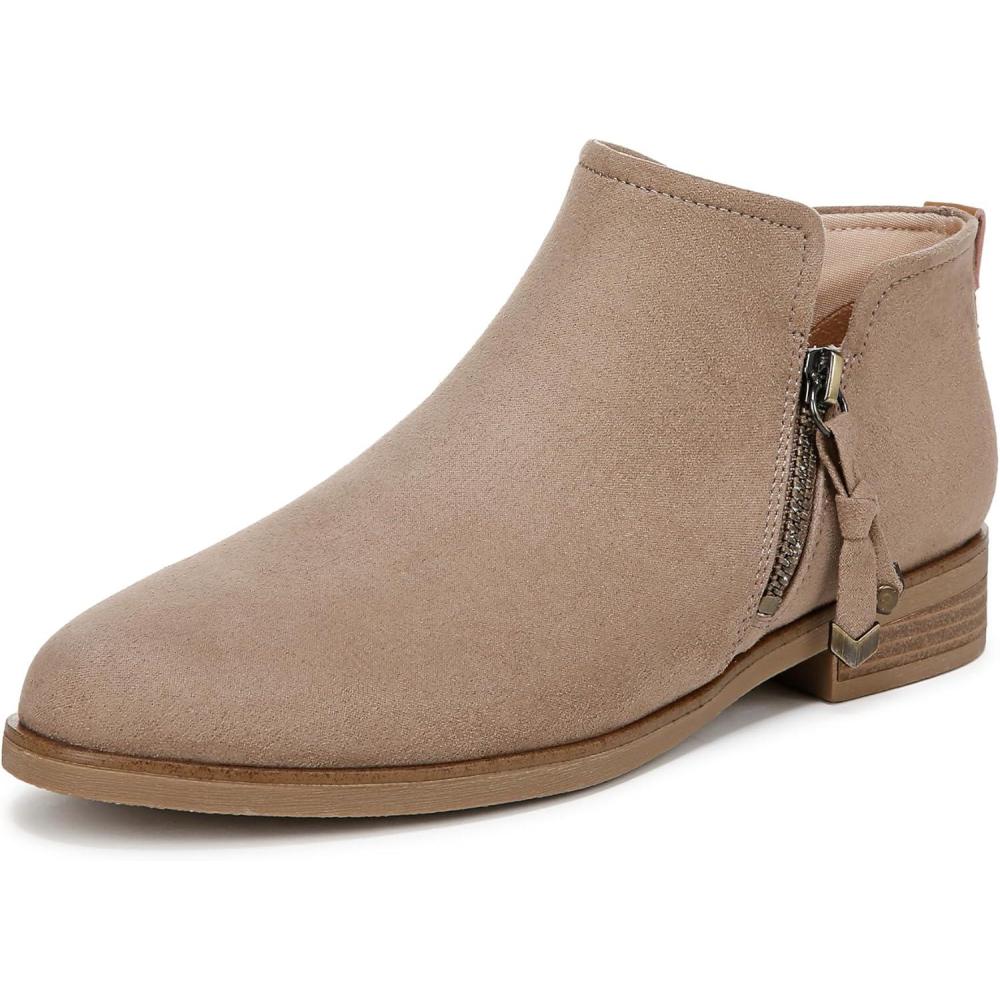 imageDr Scholls Work womens Astir Ankle BootieWoodsmoke Brown Fabric