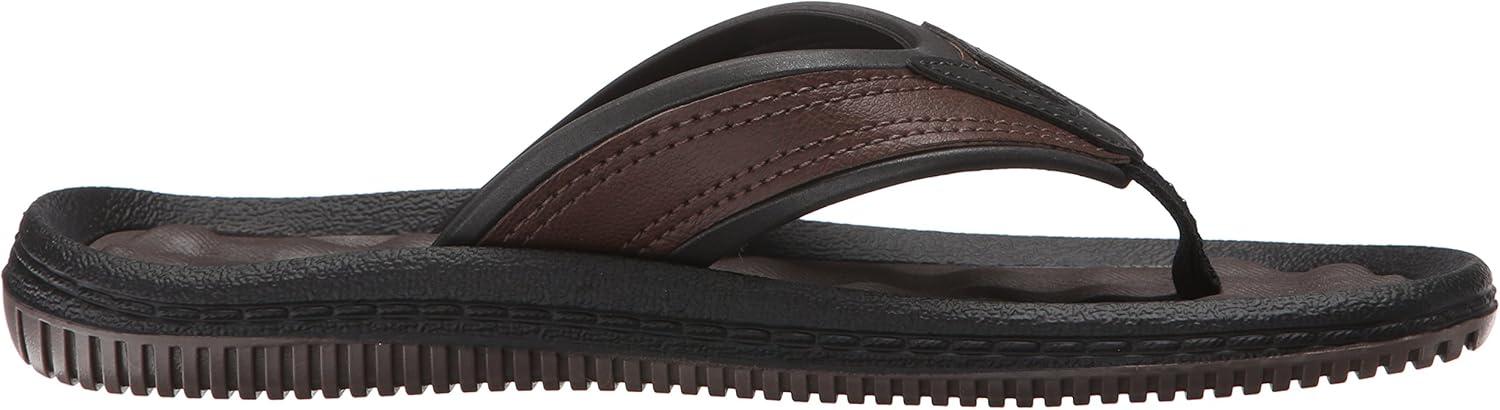 imageDr Scholls Mens Donnar Flip FlopBrownBlack