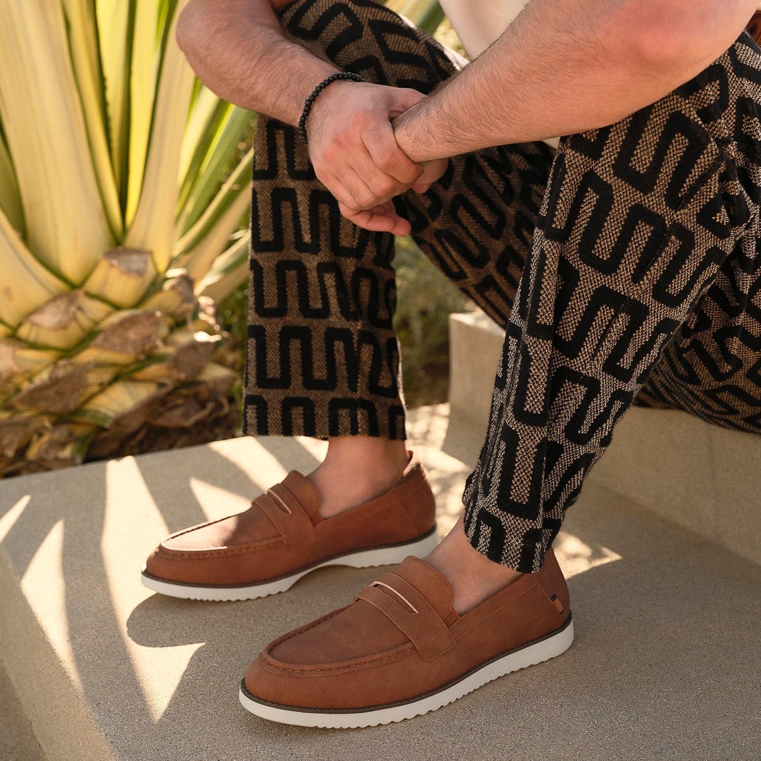 imageDr Scholls Shoes Mens Sync Loafer Penny MocDark Tan Smooth