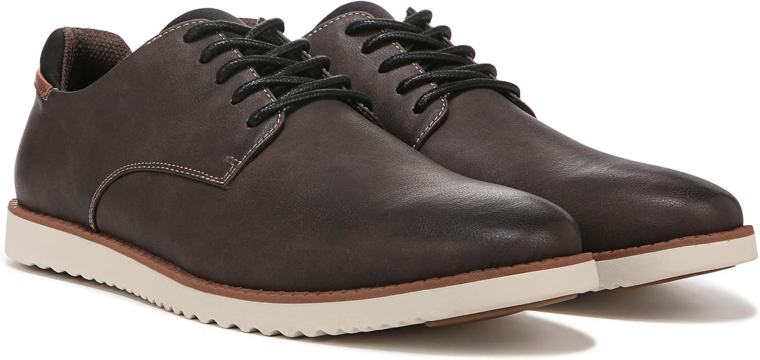 imageDr Scholls Shoes Mens Sync Plain Toe Dress Casual Oxford Dark Brown Fearless 85 US