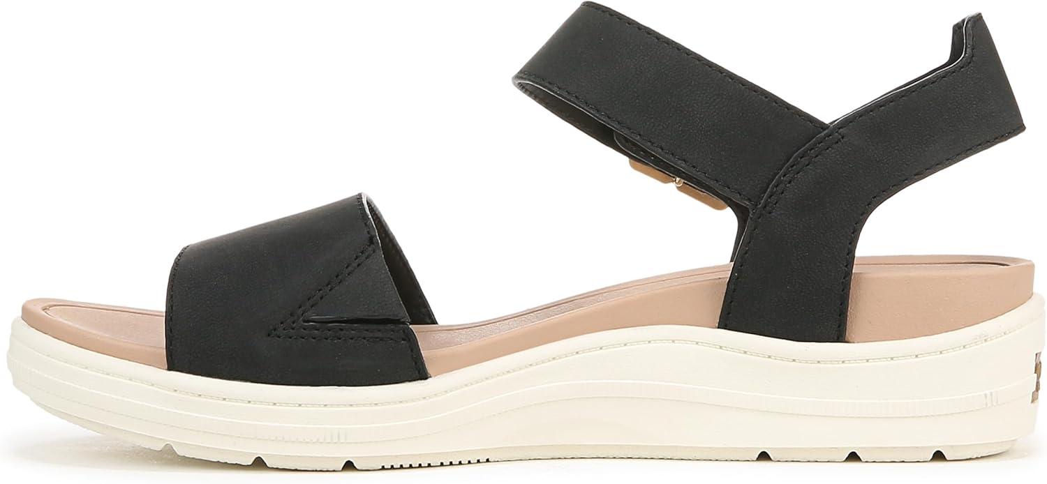 imageDr Scholls Shoes Womens Time Off Sky SandalBlack Smooth