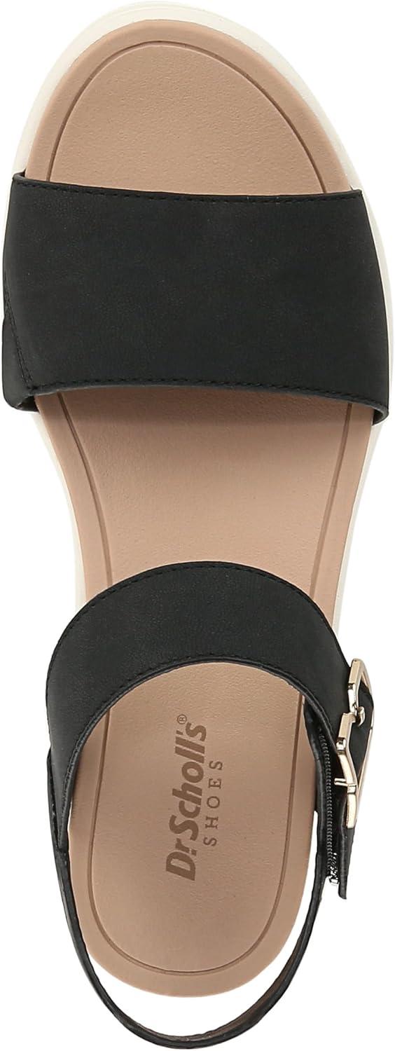 imageDr Scholls Shoes Womens Time Off Sky SandalBlack Smooth