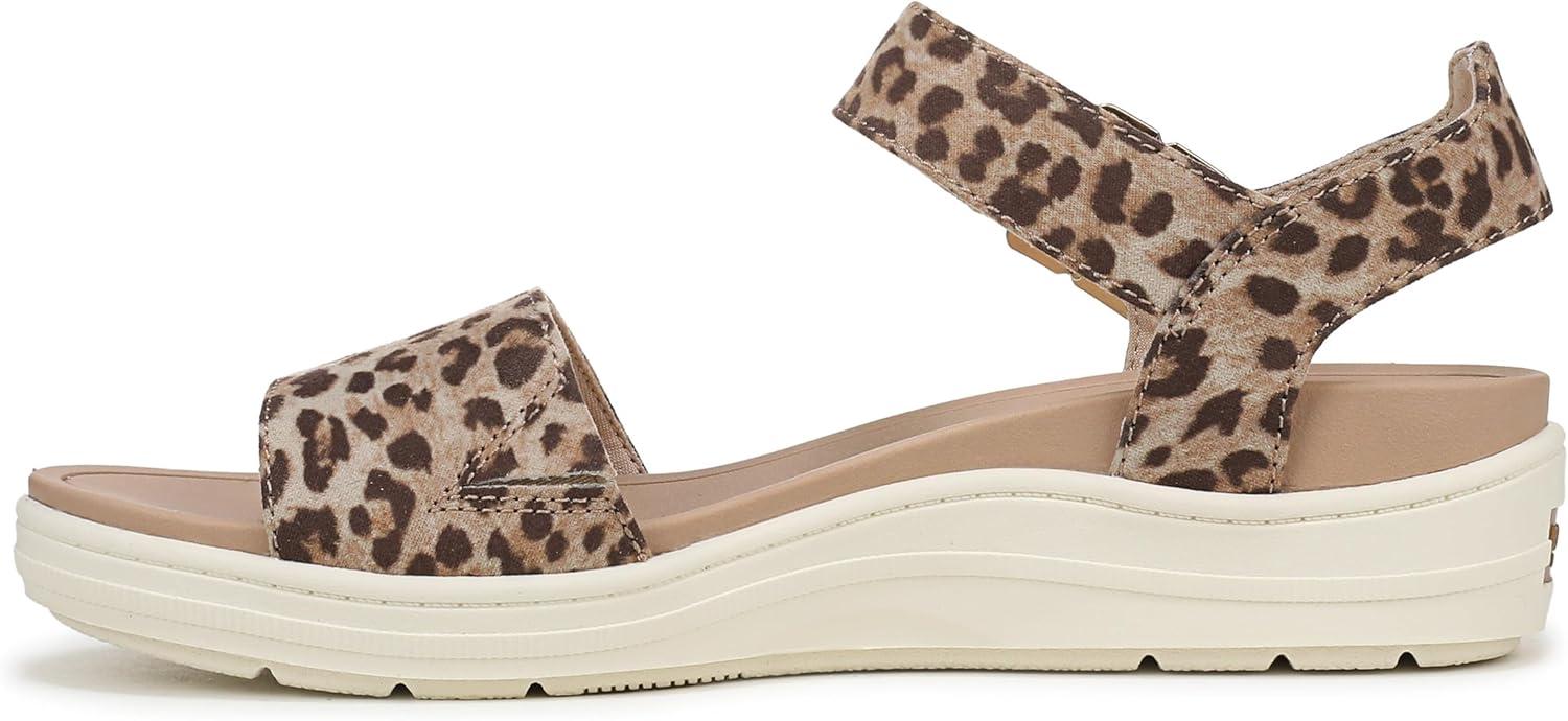 imageDr Scholls Shoes Womens Time Off Sky SandalLeopard Animal Print