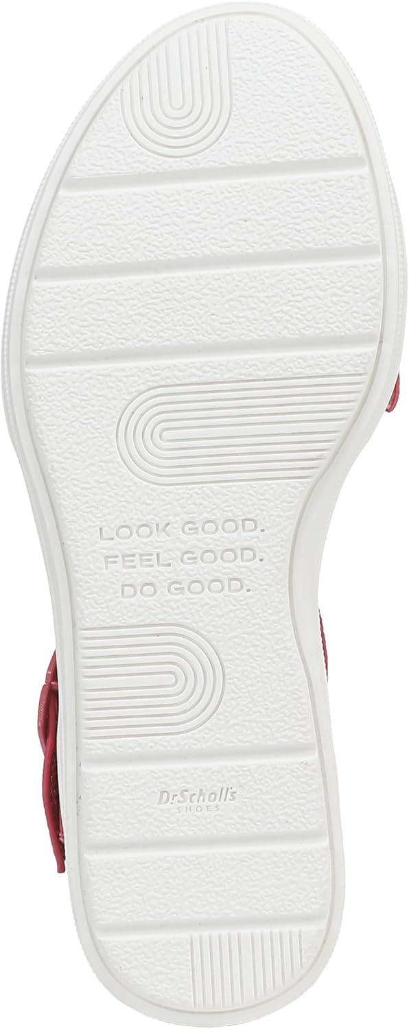 imageDr Scholls Shoes Womens Time Off Sky SandalPink Punch Faux Leather