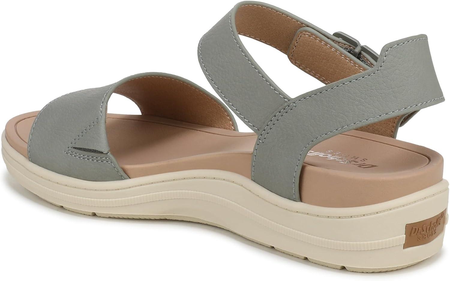 imageDr Scholls Shoes Womens Time Off Sky SandalSage Green