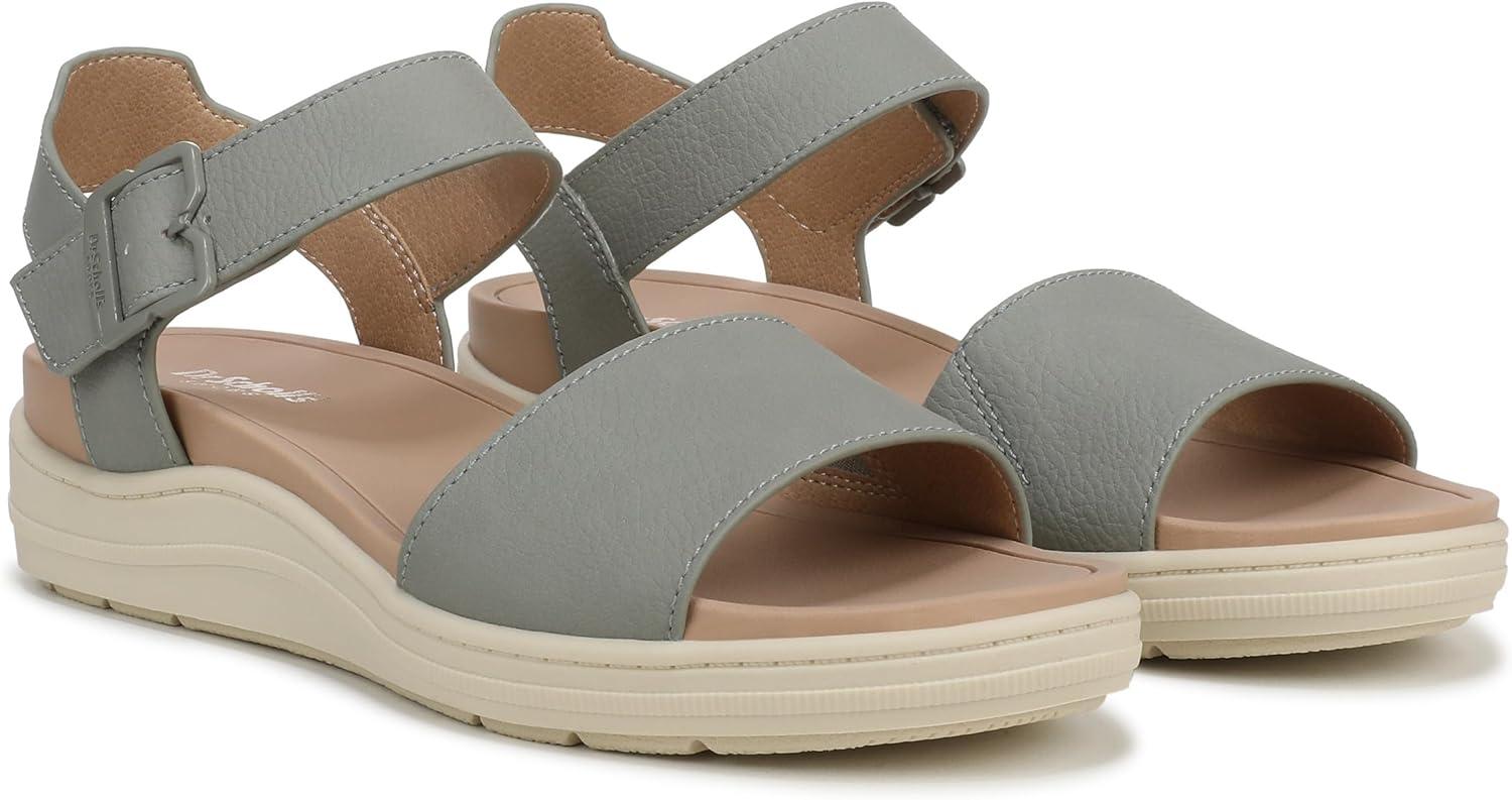 imageDr Scholls Shoes Womens Time Off Sky SandalSage Green