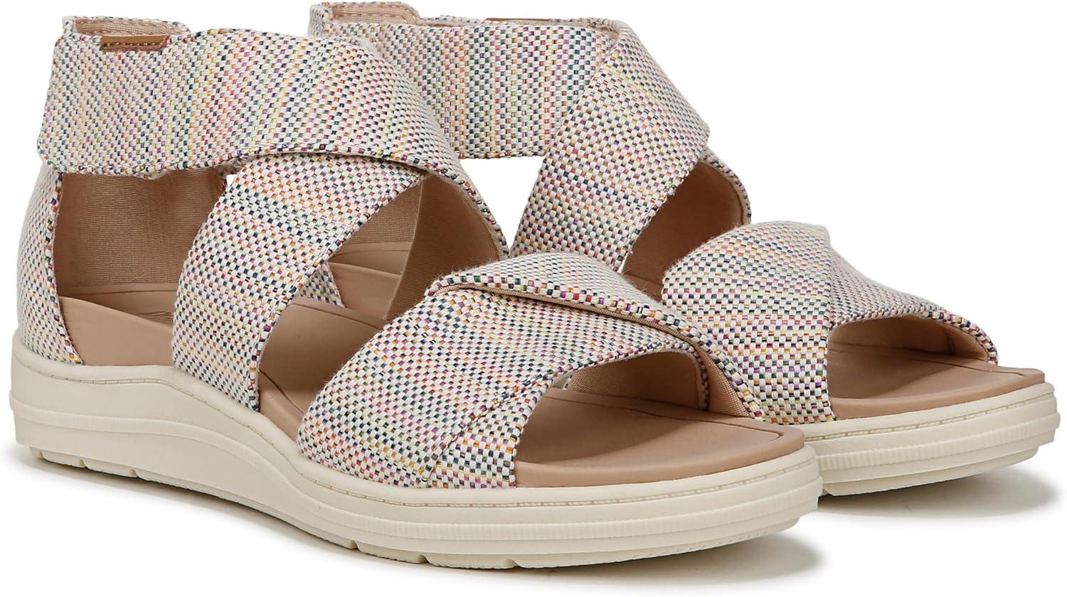 imageDr Scholls Work womens Time Off FunNatural Beige Rainbow