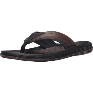 Dr. Scholl’s Men’s Donnar Flip Flop(Brown/Black)
