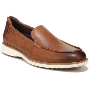 Dr. Scholl’s Mens Sync Up Moc Slip-ons(Brown Smooth)